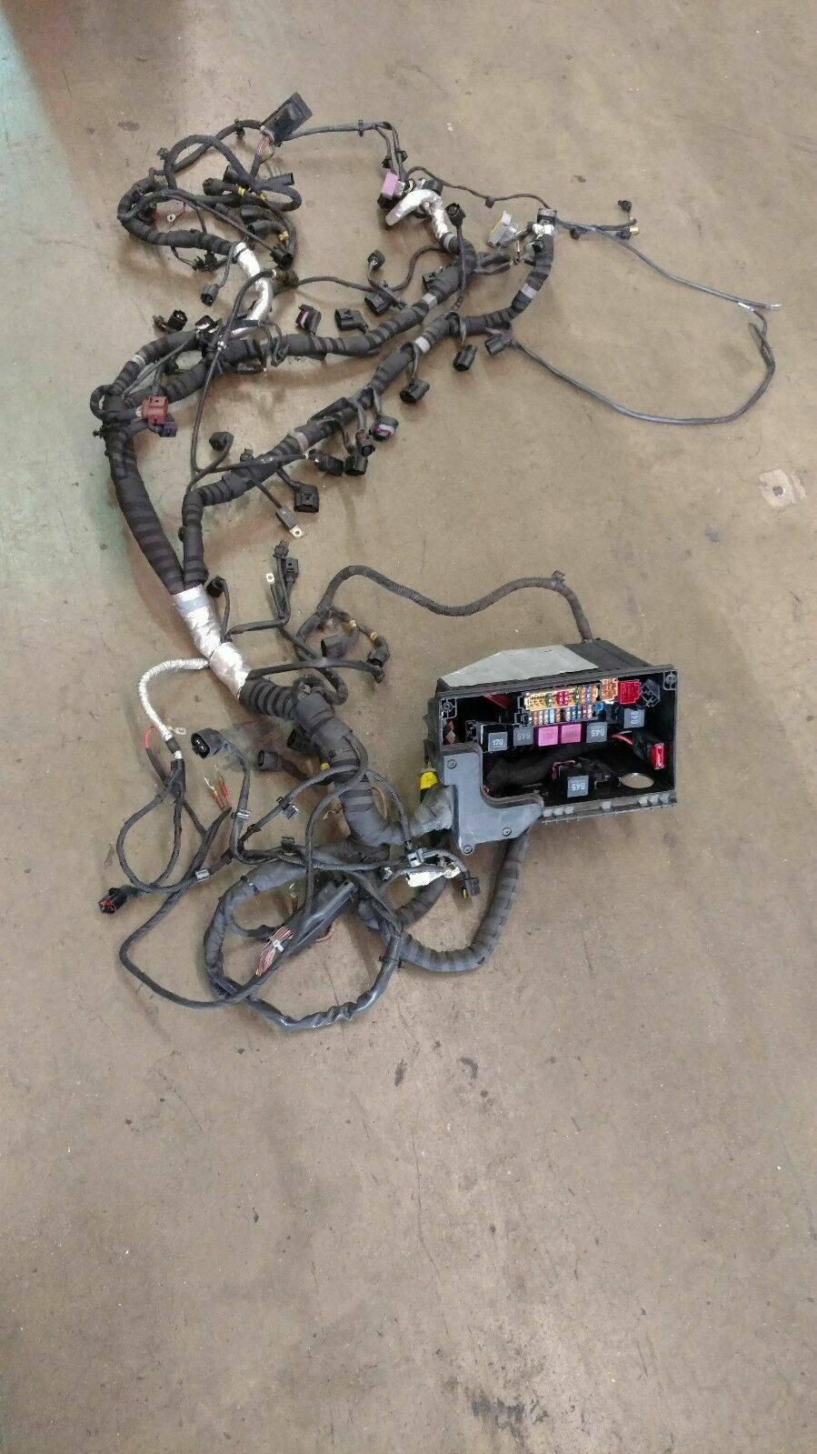 LAMBORGHINI AVENTADOR lp700 lp720 REAR ENGINE WIRING HARNESS OEM 470971072A