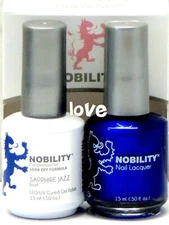 NOBILITY Gel Nail Polish 0.5fl.oz UV/LED Gel Color Duo NBCS094- Sapphire Jazz