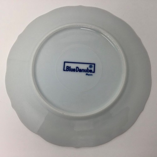Blue Danube China 6 3/4" Brot & Butter Teller blaue Zwiebel Vintage Japan Bannermarke - Bild 3 von 3