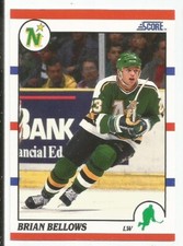 BRIAN BELLOWS 1990-91 SCORE CARD NEAR MINT+ CONDITION