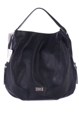 BLUGIRL Blumarine Hobo Bag/Tasche Logo Plakette schwarz 511003 NEU