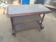 CARRELLO DA RISTORAZIONE PORTA PIATTI DA RESTAURARE