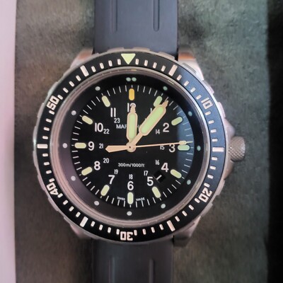 Original Jumbo Search Rescue (JSAR) Marathon Dive Watch seldomly used 