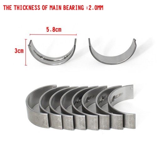 2.4L Connecting Rod Bearings & Engine Crankshaft For Hyundai Sonata Kia Forte US - Picture 6 of 15
