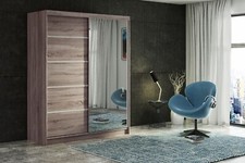 Modern Sliding Door Wardrobe Bedroom Sliding Wardrobe with Mirror Closet