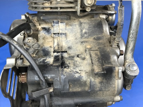 92 Yamaha XT350 XT 350 Complete Engine Motor Cylinder Head Cases Bottom End - Foto 6 di 18