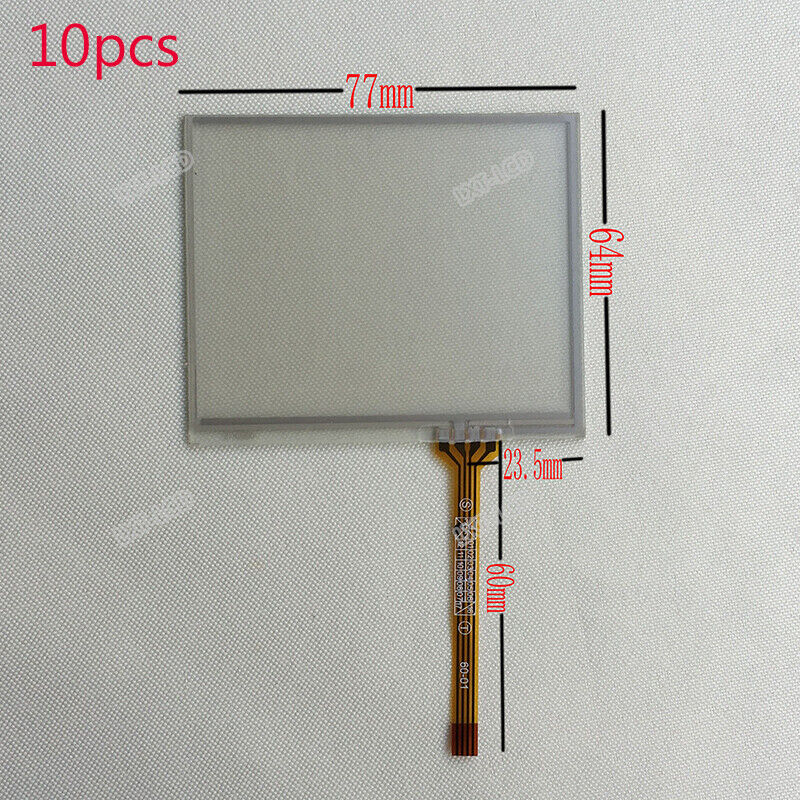 10pcs 3.5 Inch 4 Wire Resistance Touch Screen 77*64mm For LQ035NC111 Touch Panel