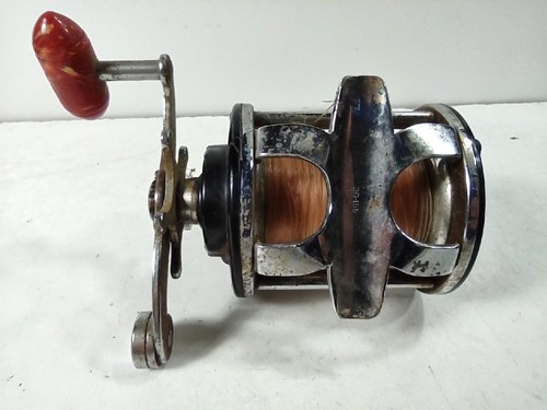 Carrete de pesca Penn de colección n.o 155 mango de baquelita roja; obras, piezas, restauración - Imagen 9 de 15