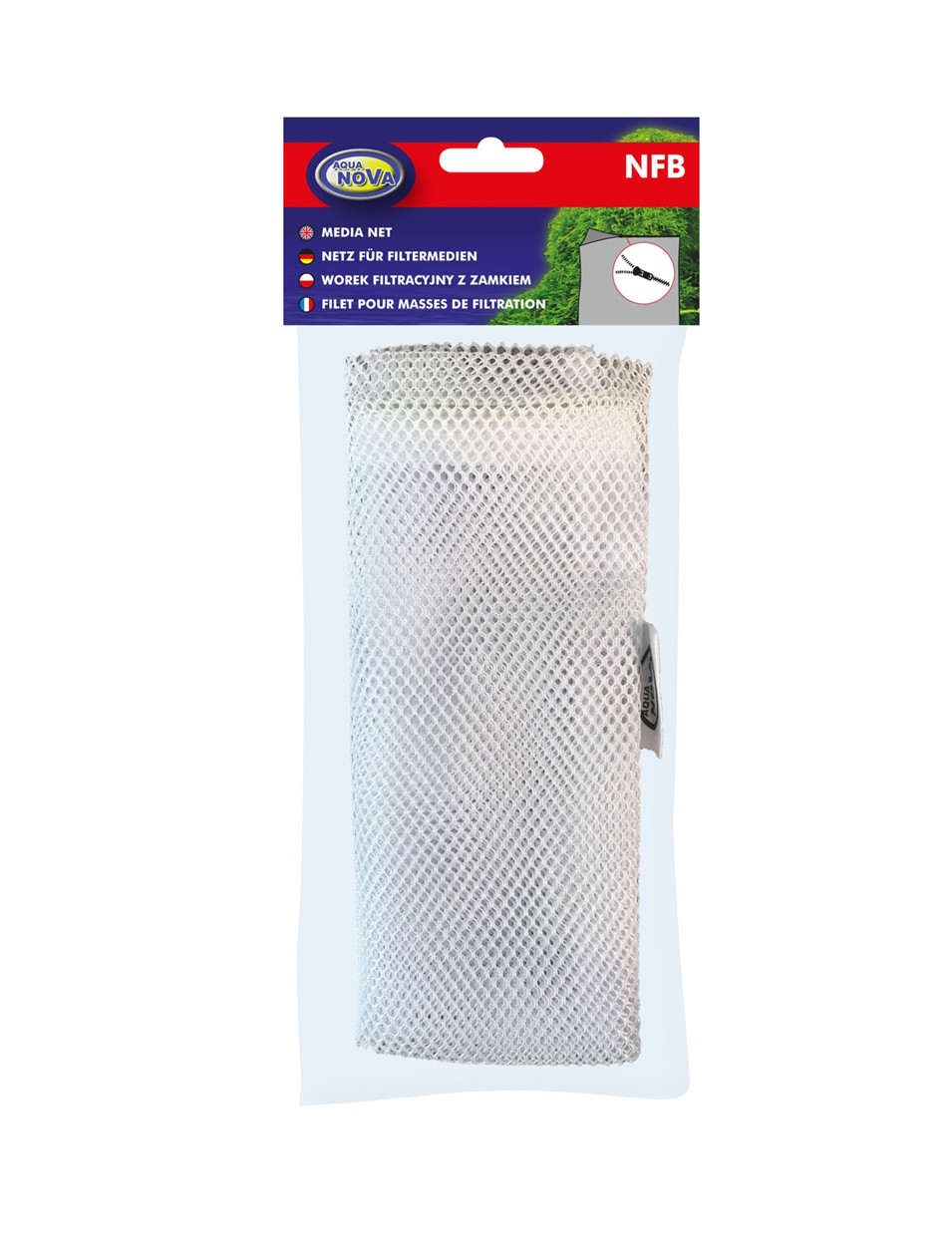 Rete Filtrante per Acquario Set di 5 Sacchetti Filtranti AquaNova per Mezzi Filtranti, 5 Misure foto 2