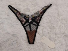 NWT For Love Lemons Clara Thong Panty Size XL 57