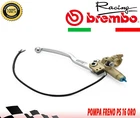 Axial Front Brake Pump Brembo PS16mm Gold Body and Fixed Silver Lever and Switch