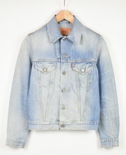 LEVI STRAUSS \u0026 CO. 72530 Women's SMALL Faded Ripped Painted Denim Jacket |  eBay