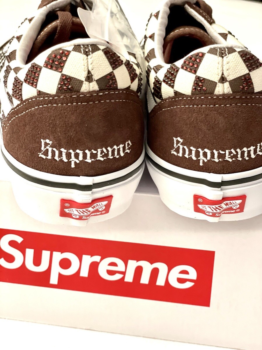 Supreme X Swarovski X Vans Old Skool - Brown Size US 12 | eBay Supreme X Swarovski X Vans Old Skool - Brown Size US 12 | eBay