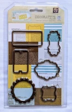 Decorative Brass Metal Frames Scrapbooking Embellishments by Prima Marketing
