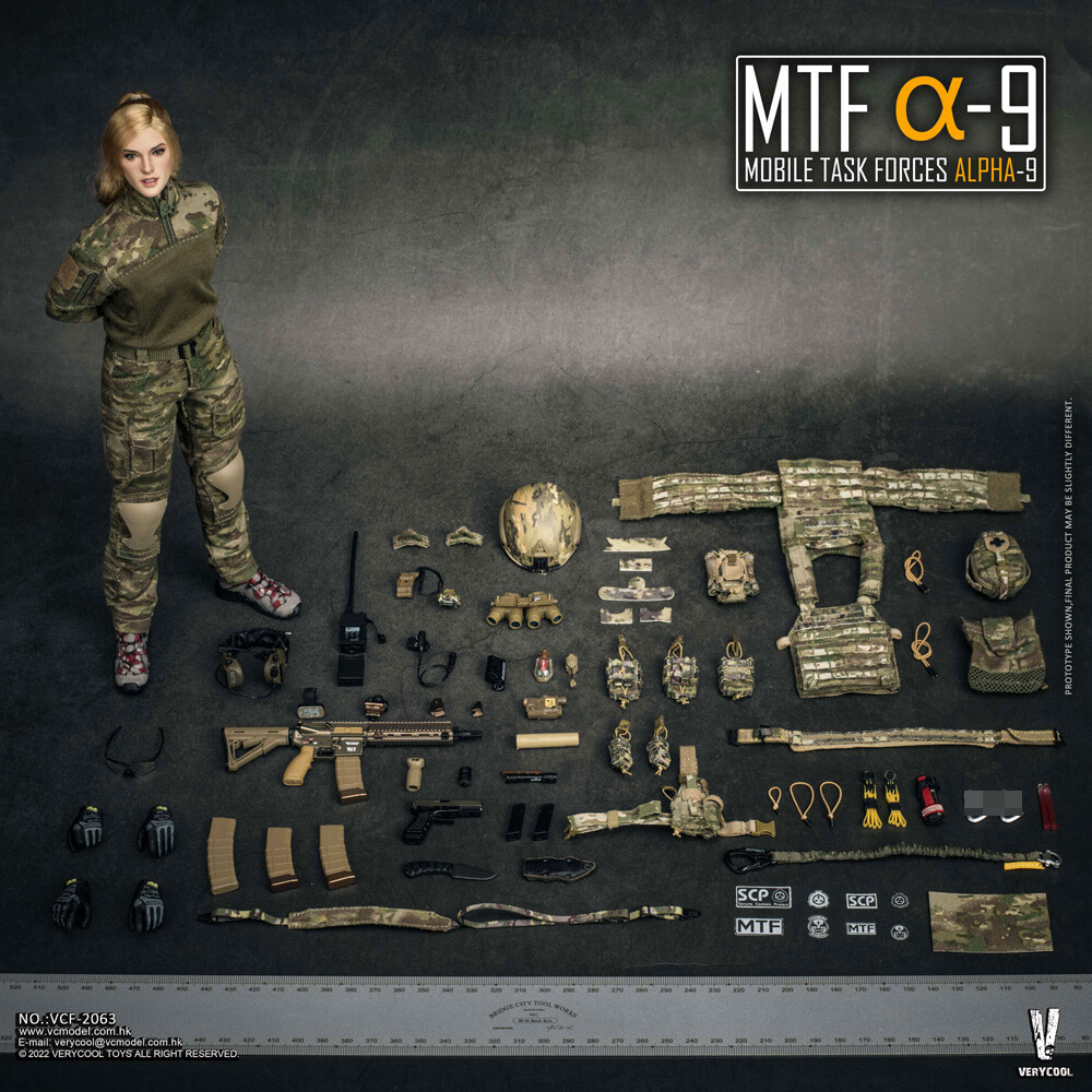 VERYCOOL Mobile Task Force MTF Alpha-9 1/6 Action Figure Doll