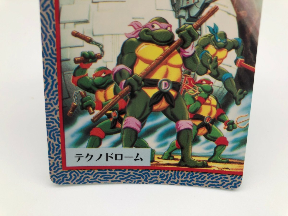 Teenage Mutant Ninja Turtles card Japanese 1994 Vintage Rare F/S