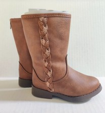 Baby Girls Boots by OshKosh B'Gosh Size 5 or 6 Fake Leather Riding Boots