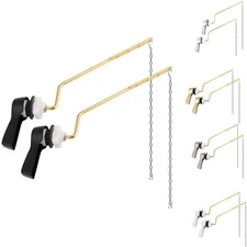 2Pack Universal Side Mount Toilet Handle Trip Lever Tank Flush Lever Replacement