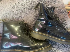 Dr. Martens 1460 Eight-Eye 8 Hole Patent Leather Boots Size 8 Doc Martens