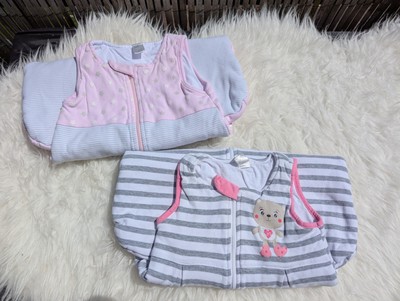 2er Set Paket Schlafsack Topomini 70 leicht gefüttert Baby Mädchen