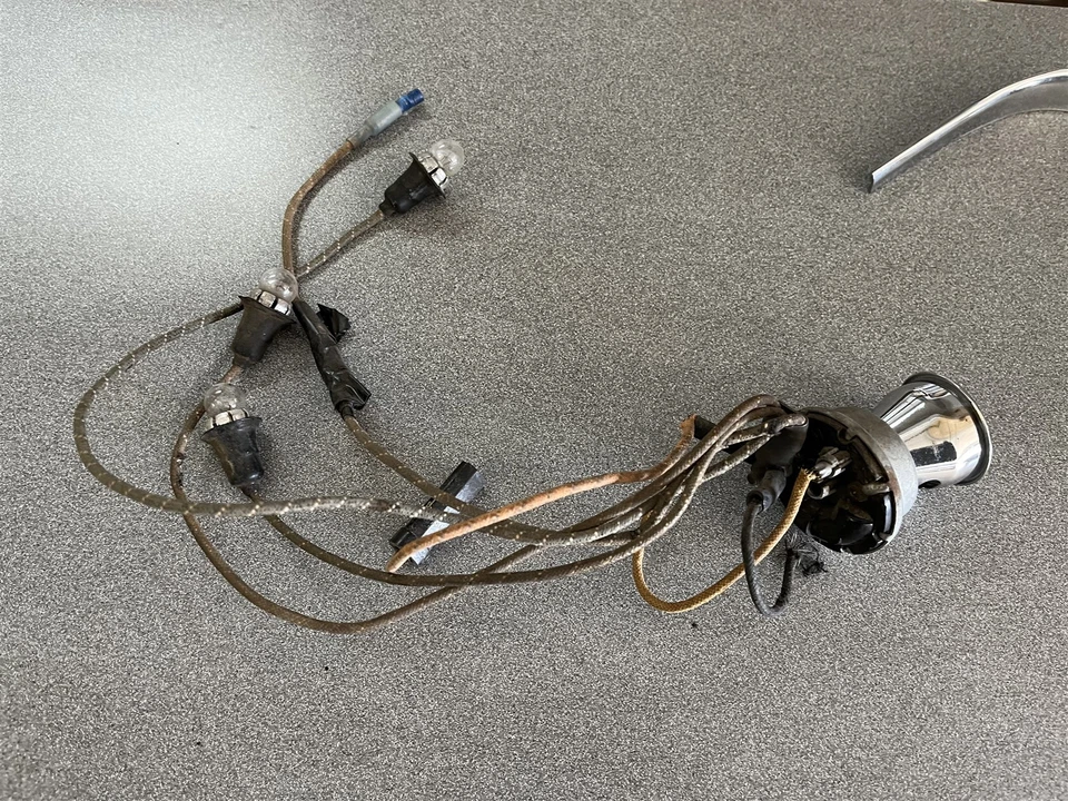 1954 Chrysler New Yorker Panel Switch Bezel Knob OEM 54 Mopar - Image 3 of 4