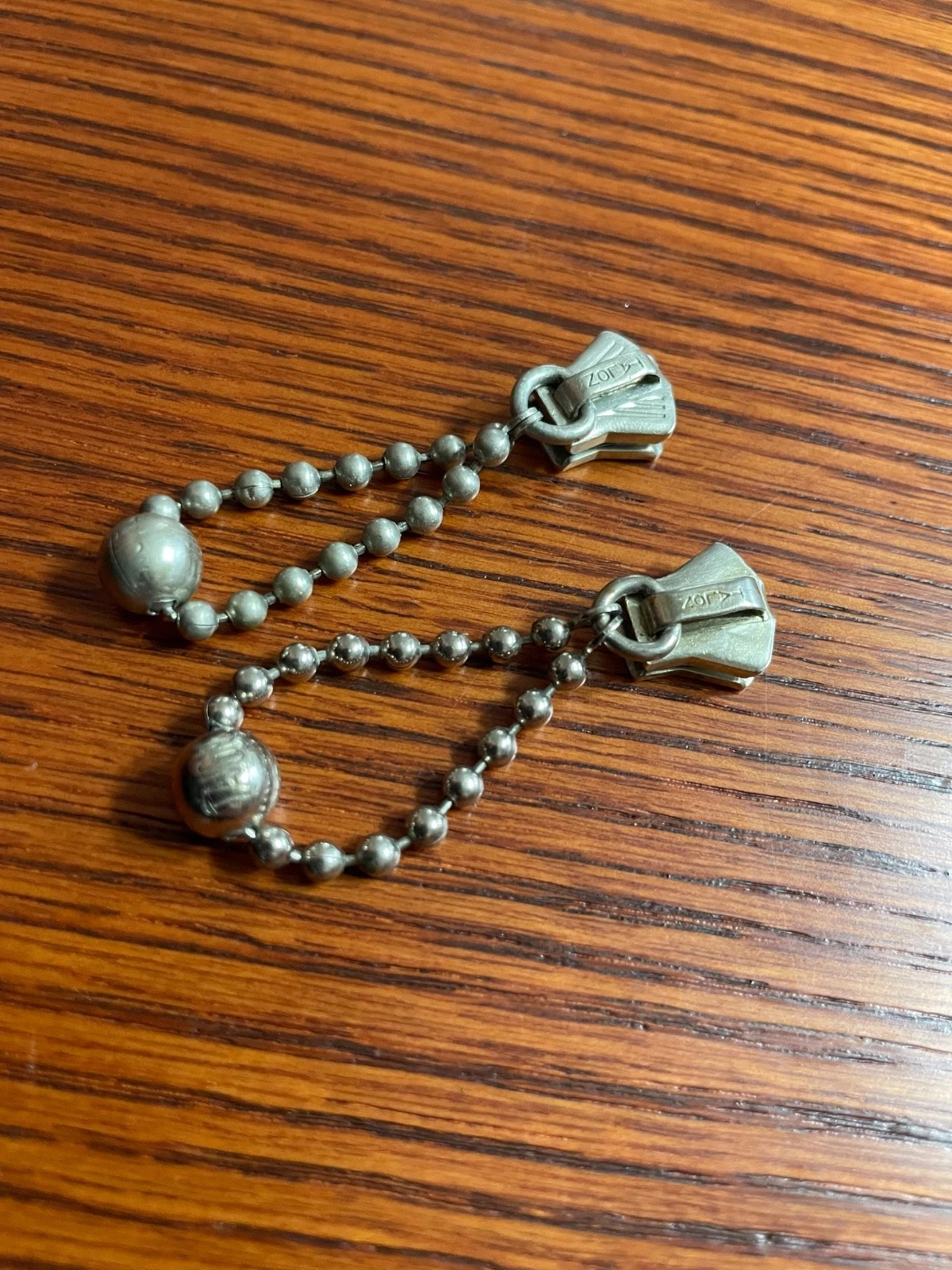 1930's Talon ball pocket zippers/ set of 2 / half- belt jacket image 3