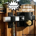40-80mm Stainless Steel Long Throw Gate Lock Wooden Door for Right & Left Door