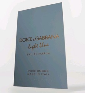 Dolce & Gabbana Light Blue Pour Homme EDP 0.05 oz/1.5mL Men's Fragrance Vial
