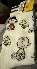 Peanuts Crew Socks Size 6 1/2- 12 NWT 1 Pr