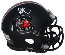 ALSHON JEFFERY SIGNED SOUTH CAROLINA GAMECOCKS BLACK SPEED MINI HELMET BECKETT