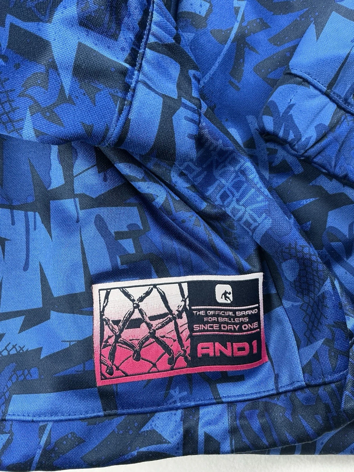 AND1 Men's Jumpshot Graffiti Full-Zip Hooded Jacket - product detail image 6