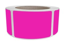 Royal Green Color-Coding Labels 3x2 inch 76mm x 51mm Rectangle Neon Pink St...