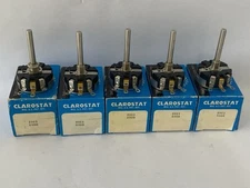 Lot Of 5 58C1 CLAROSTAT CONTROL 1500 OHM 4 WATT NOS