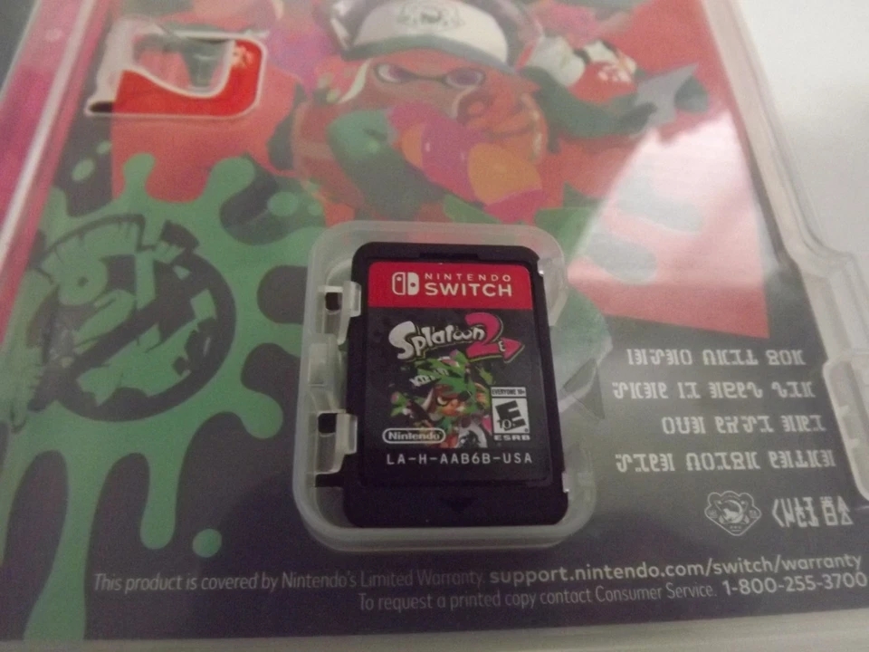 Nintendo Switch Games - Lot of 4 - Luigi - Dragon Quest - Splatoon 2 - Mario Rab - Image 2 of 4