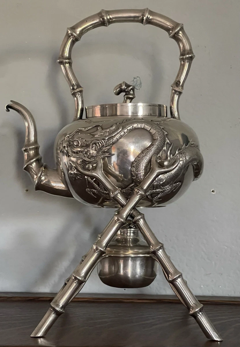 中国古董银茶壶| eBay