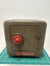 Vintage Suburban Trust And Savings Bank The  Piqua Coin Bank 6" X 4" X 6