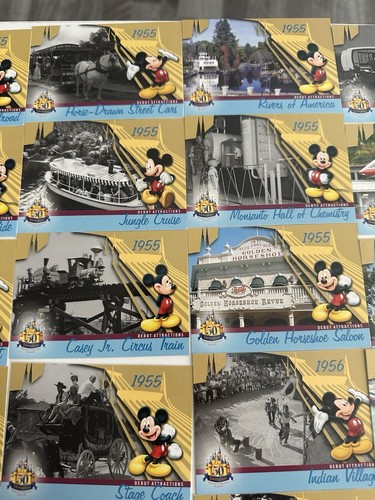Tarjetas coleccionables Disneyland 2005 50 aniversario cubierta superior - juego base de 65 cartas - Imagen 4 de 13