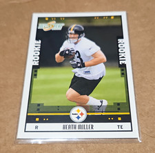 Score 2005 Heath Miller Pittsburgh Steelers #356 Rookie Football Card. rookie card picture
