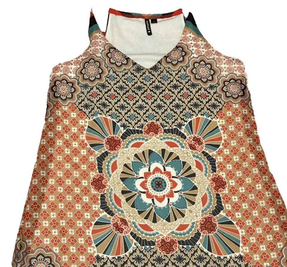 Женский шарф с бретелью через шею HeartSoul топ туника размер XS - Изображение 3 из 4