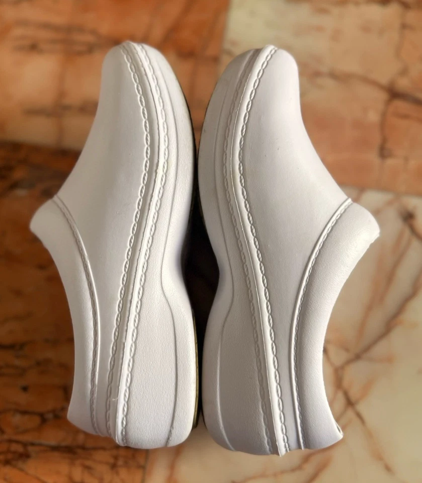 Zuecos cómodos de enfermería Landau Foot Wear RX blancos sin cordones para mujer’s 7/hombre’s 5 Foto 3 de 4