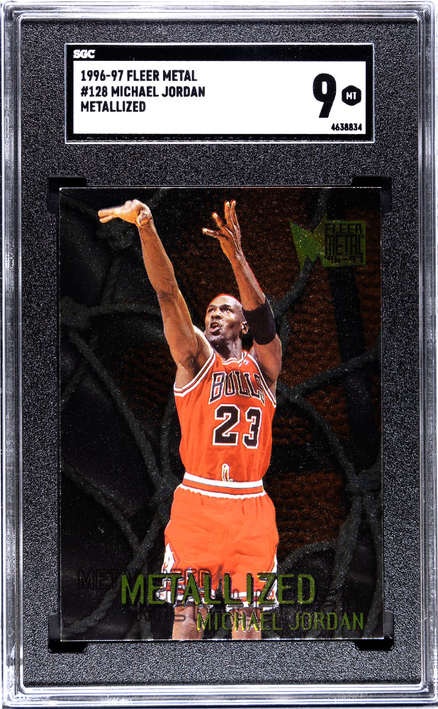 1996-97 Fleer Metal Michael Jordan #128 Metallized SGC 9
