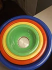 Vintage Pyrex Primary Color  Glass Nesting Mixing Bowls