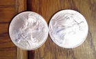 Lot of 2 1 oz. American. .999 Silver Eagles (104)