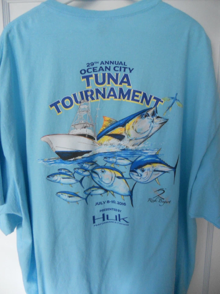 Camiseta anual Ocean City Tuna Tournament 29th 2016 nueva 3XL Foto 2 de 4
