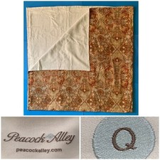Peacock Alley Paisley Duvet Linen-Rayon Blend Queen Size Made in USA ๐บ๐ธ