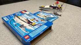 LEGO CITY:  #4642 Fishing Boat, 2011, Retired, W/ Instructions Box + 2 Mini Figs