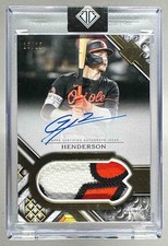 Gunnar Henderson 2025 Topps Transcendent #PCA-GH GU Patch Auto 15/25