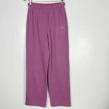 ALO Yoga Limited Edition Accolade Sweatpant Straight Leg Soft Mulberry Sz  XXS