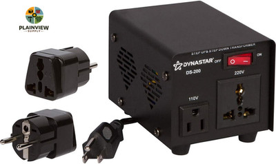 Dynastar Step up & Step down Voltage Converter and Transformer, 110-220 to 220-2
