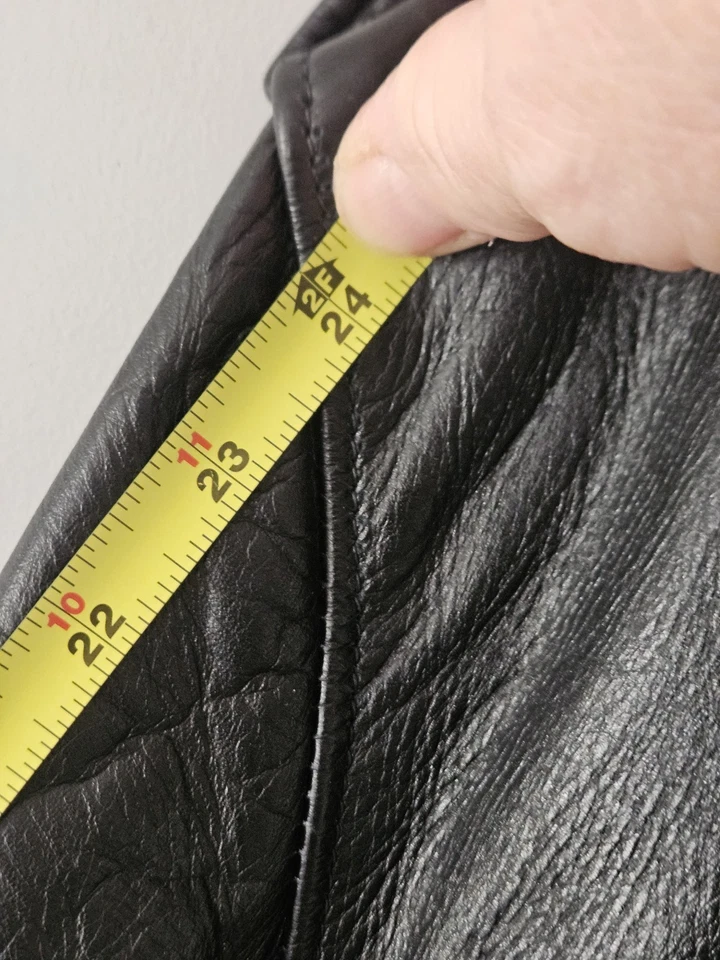 Harley-Davidson 1970s Vintage AMF Cycle Champ Black Leather Jacket - Image 3 of 4